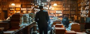a focused interior view of a bustling courtroom in fullerton, where a determined defense attorney confidently presents evidence to the judge, surrounded by stacks of files and forensic materials, illustrating the intense atmosphere of a strategic legal battle.
