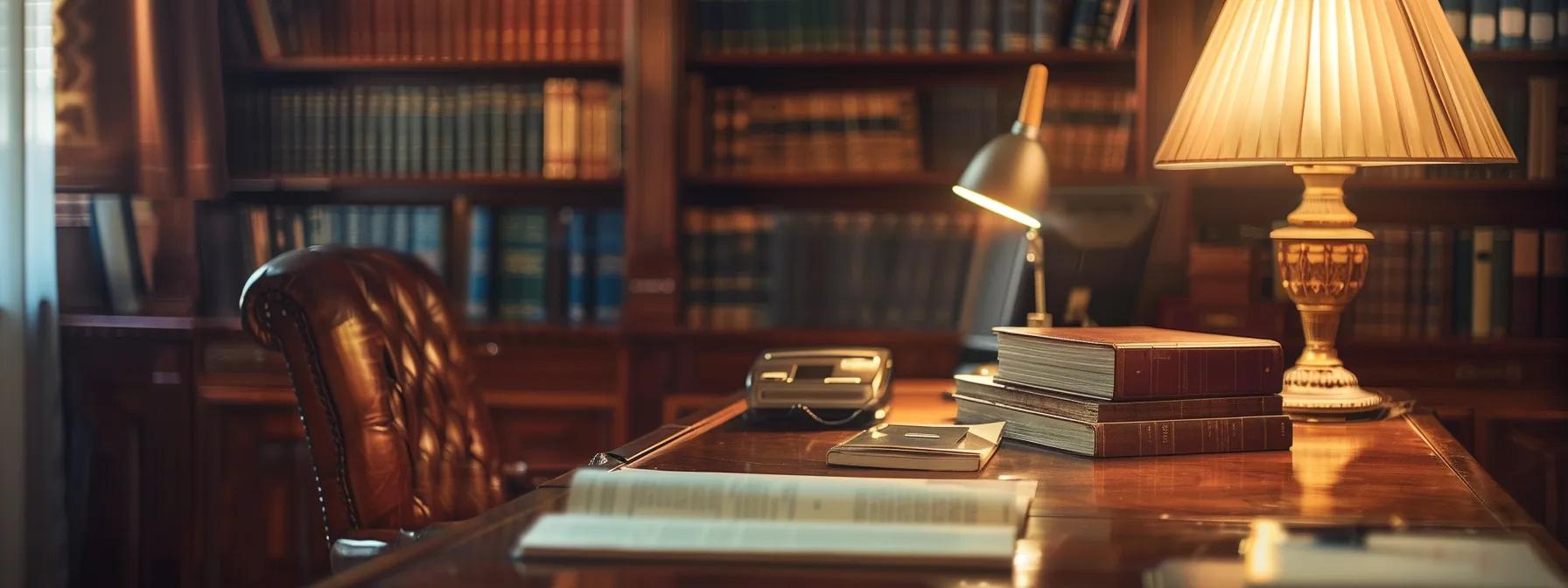 a professional lawyer's office showcases a focused attorney engaged in a personal consultation with a client, emphasizing the personalized advocacy and direct communication essential for effective assault defense.